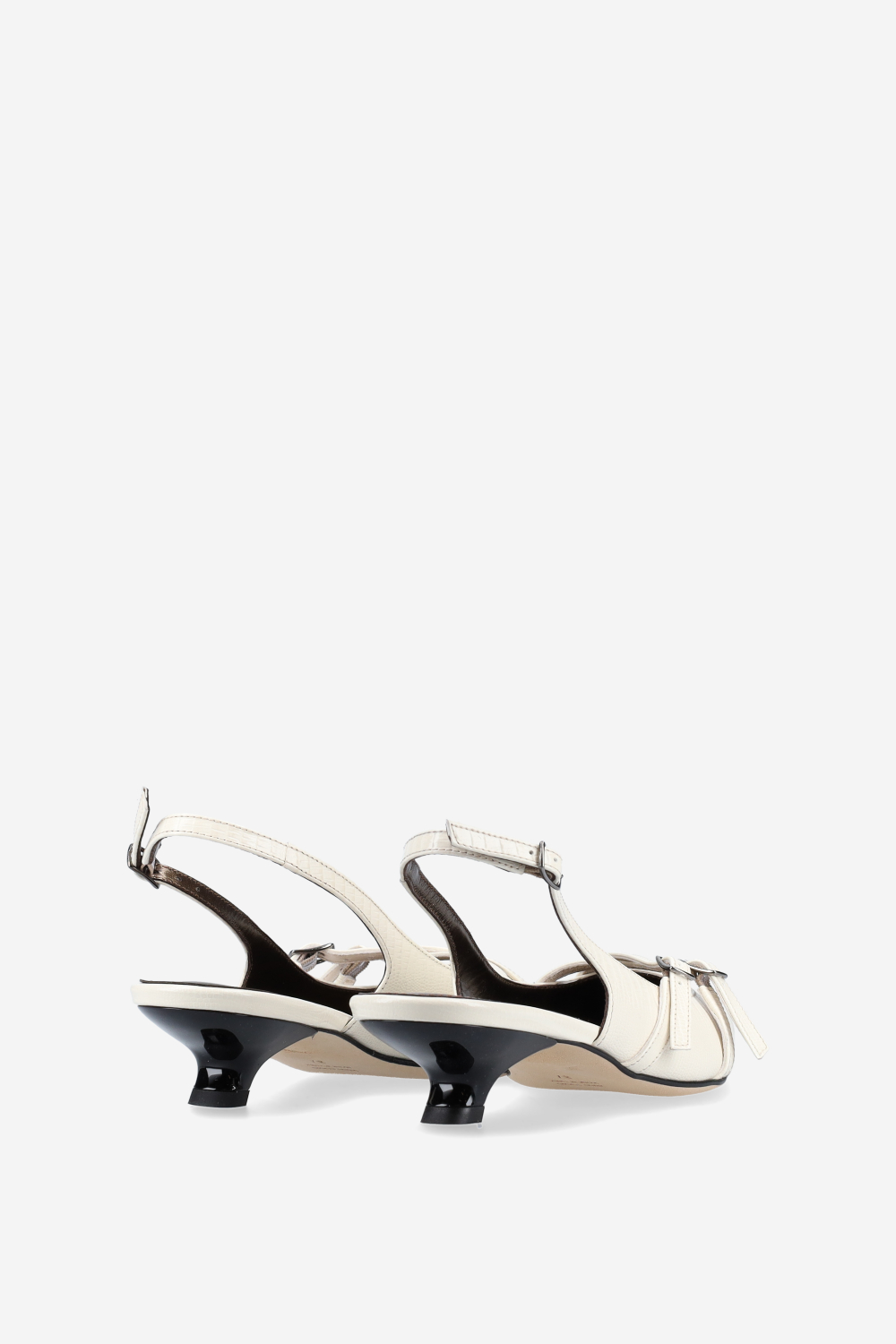 Dumb love leather slingbacks