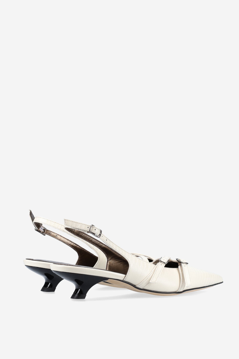 Dumb love leather slingbacks