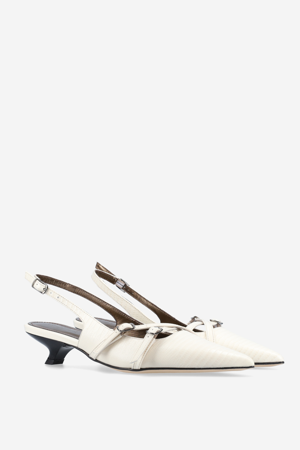 Dumb love leather slingbacks
