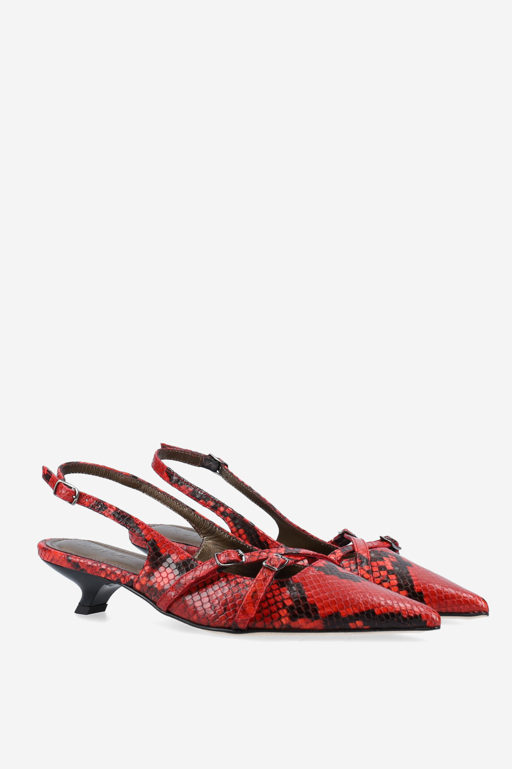 Dumb love leather slingbacks