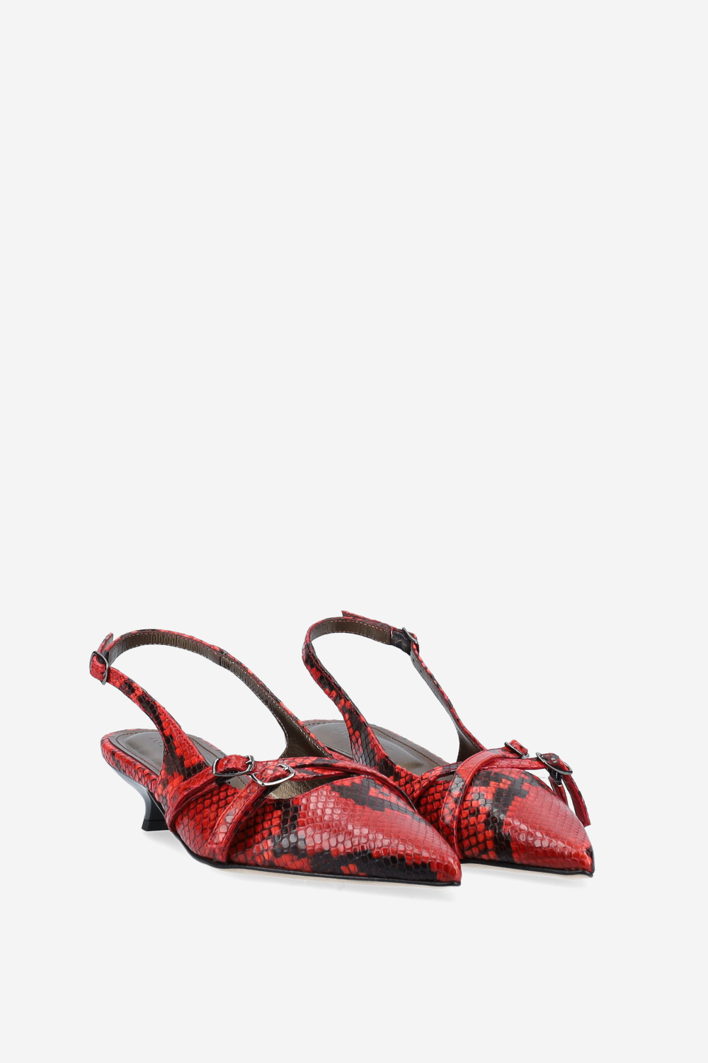 Dumb love leather slingbacks
