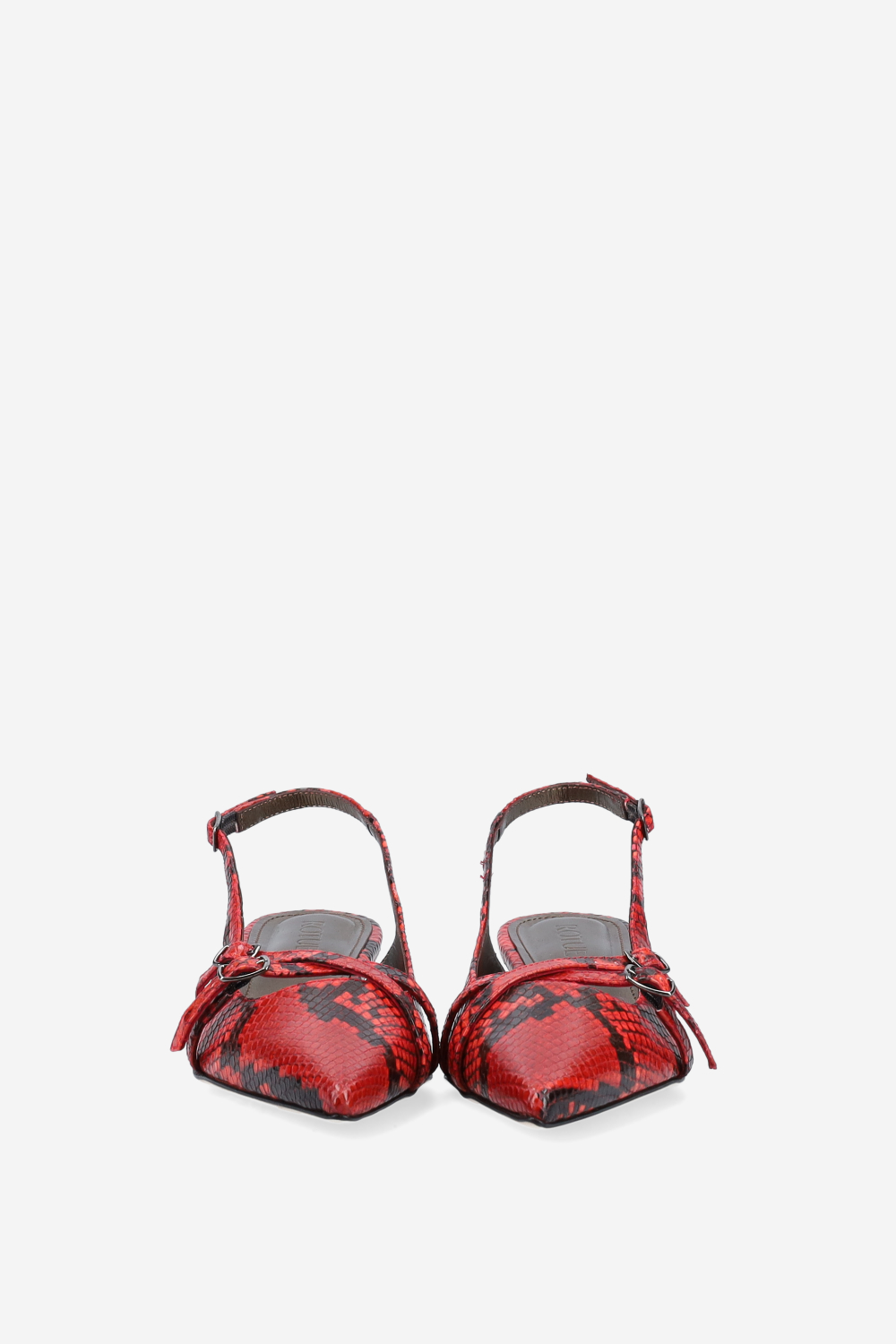 Dumb love leather slingbacks
