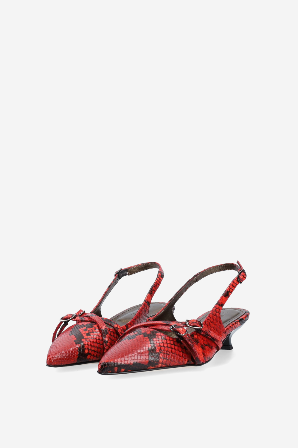 Dumb love leather slingbacks