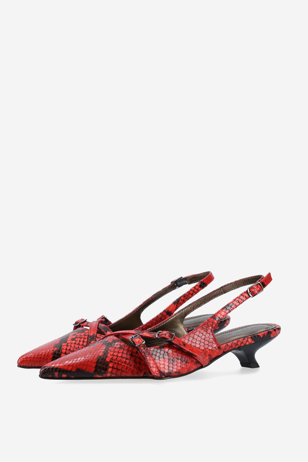 Dumb love leather slingbacks