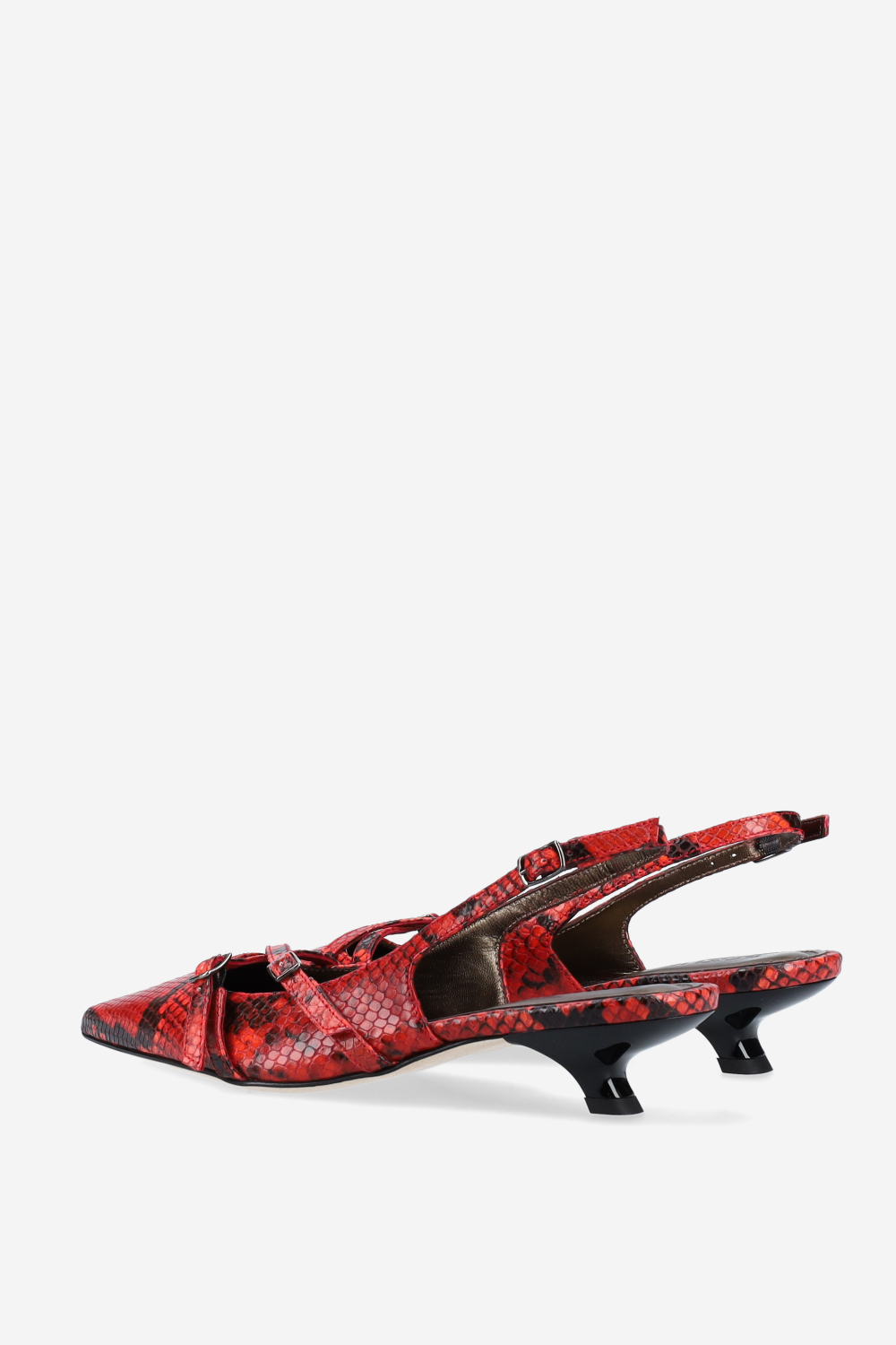 Dumb love leather slingbacks