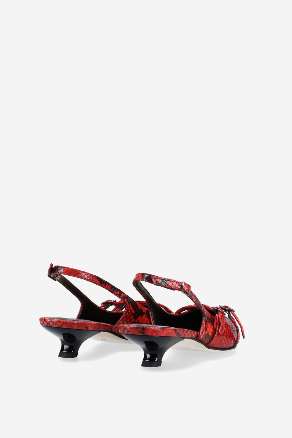 Dumb love leather slingbacks