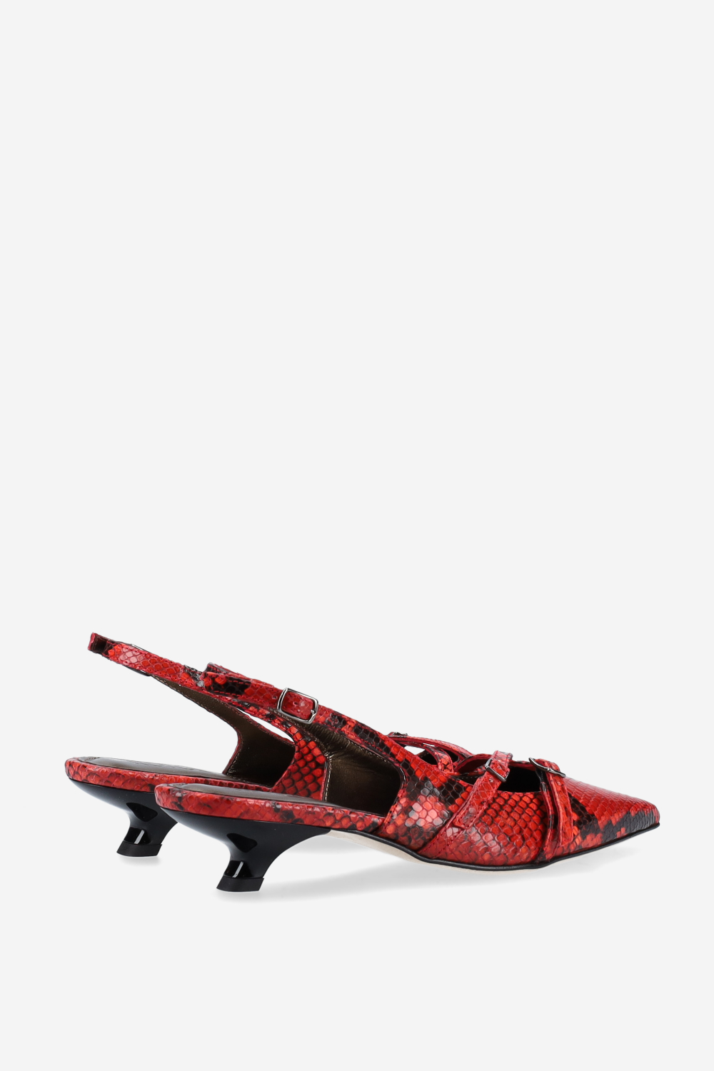 Dumb love leather slingbacks