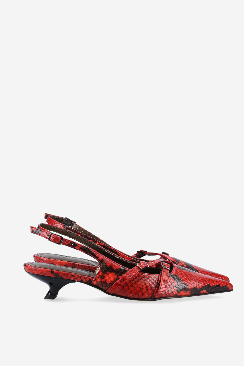 Dumb love leather slingbacks