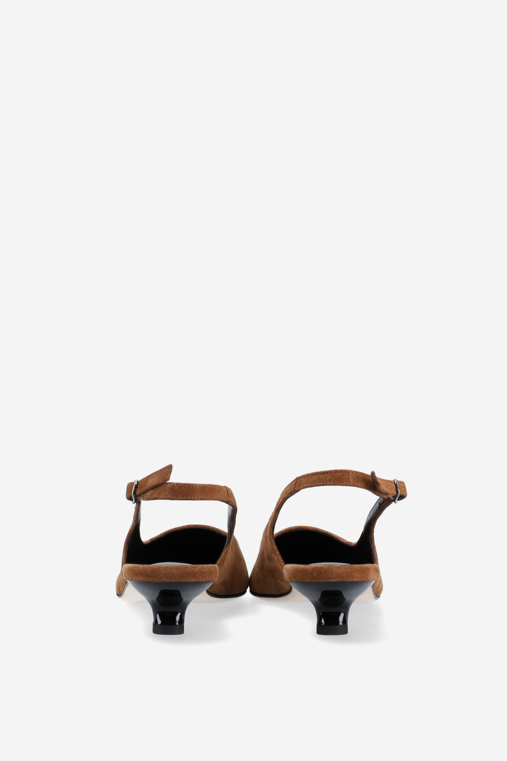 Bulletproof suede slingbacks