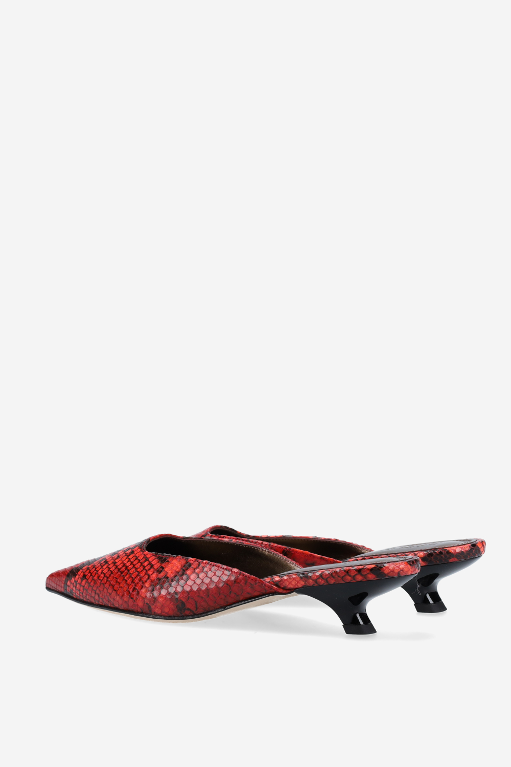Trip leather mules