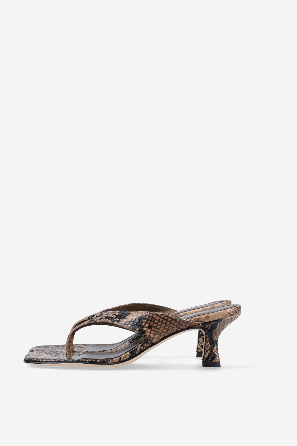 Little Lies pitone leather sandals