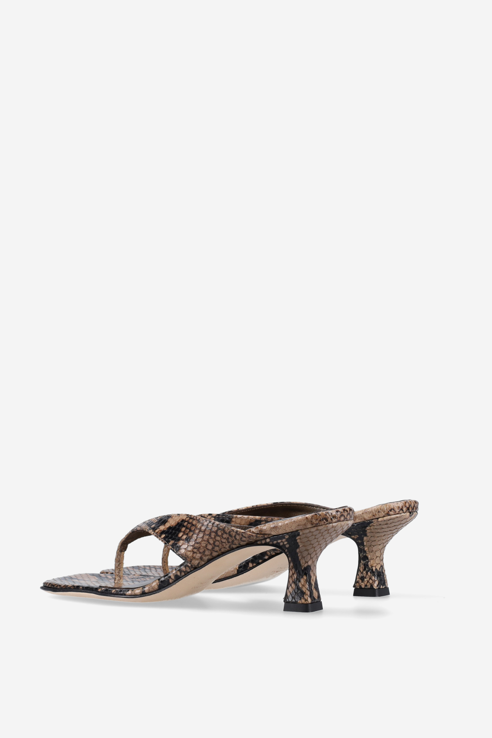 Little Lies pitone leather sandals