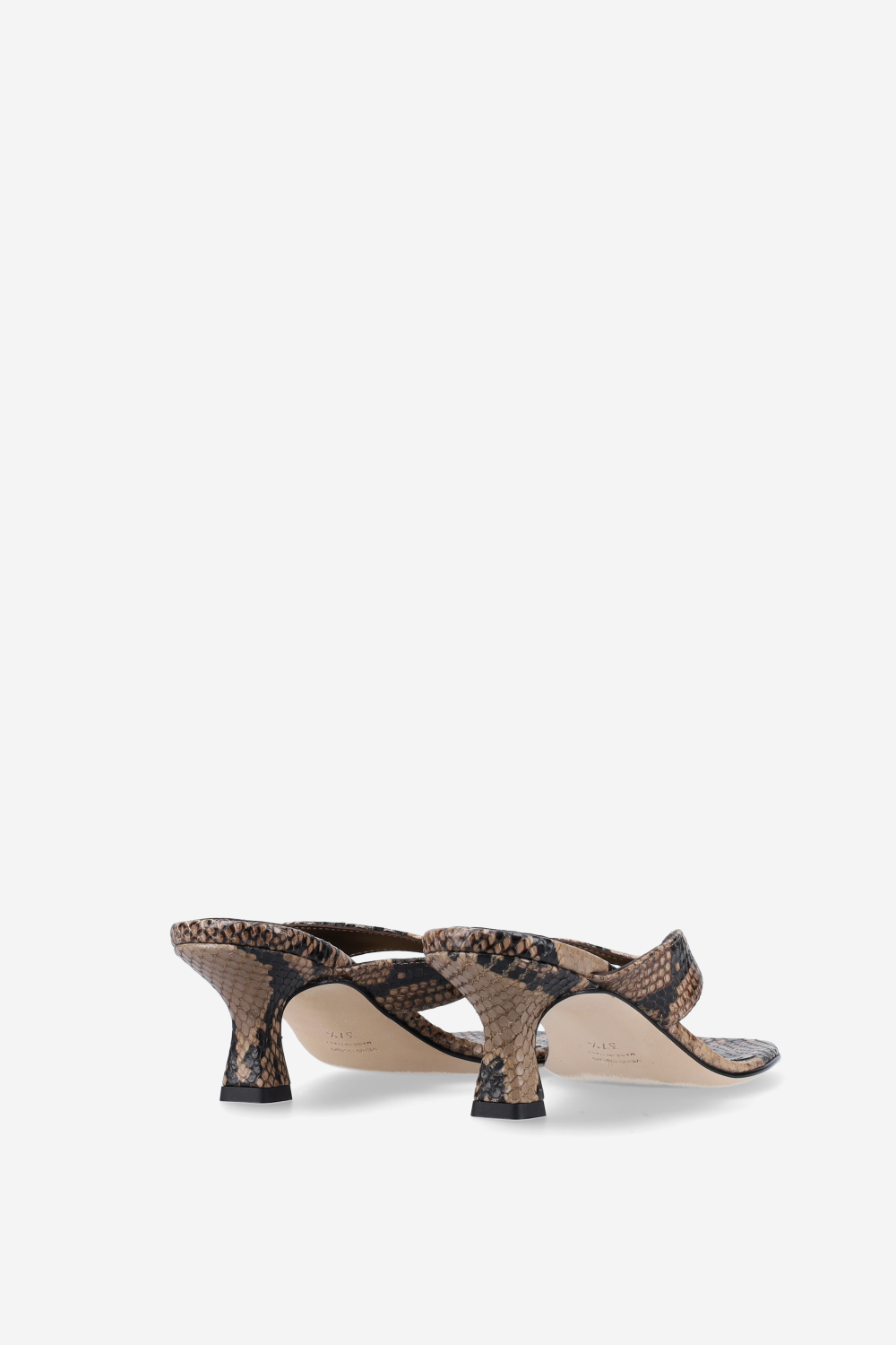 Little Lies pitone leather sandals