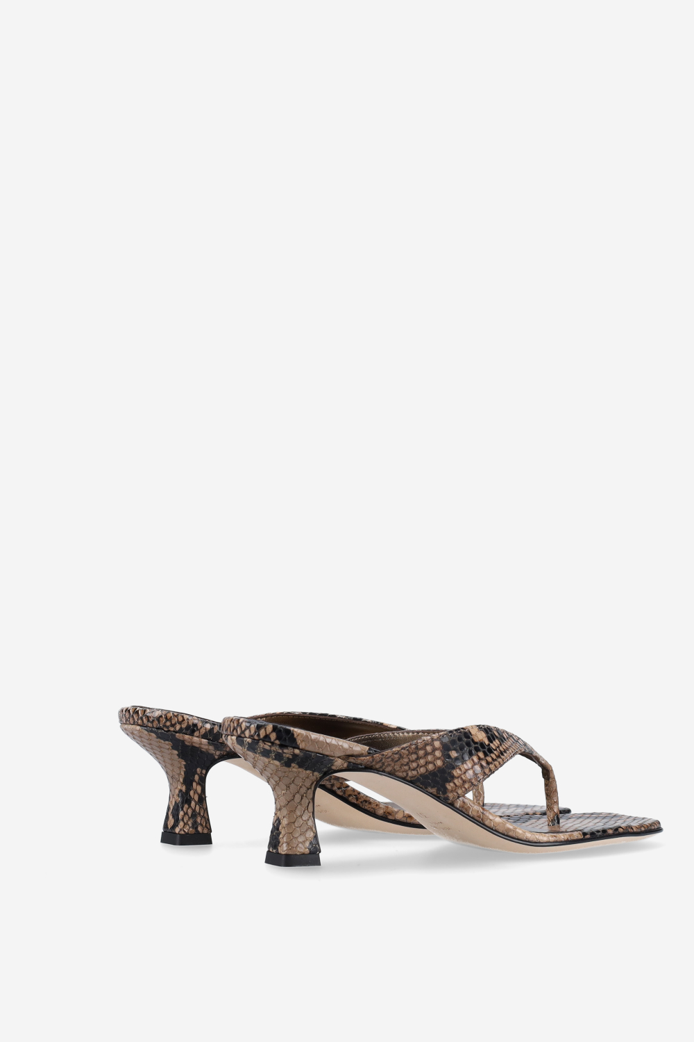 Little Lies pitone leather sandals