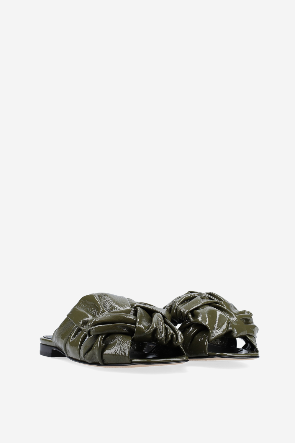 Texas Sun patent leather sandals