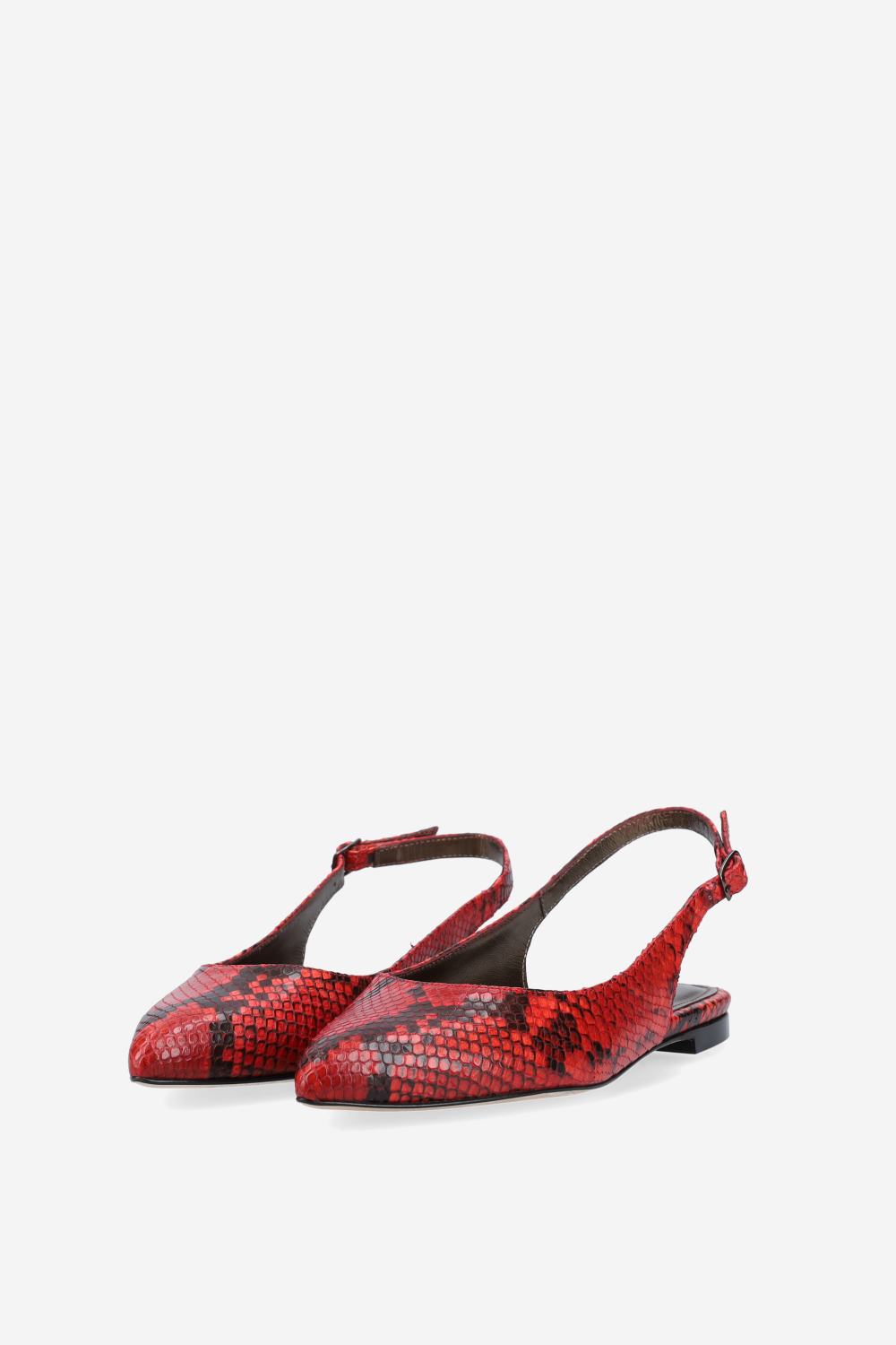 July leather slingbacks