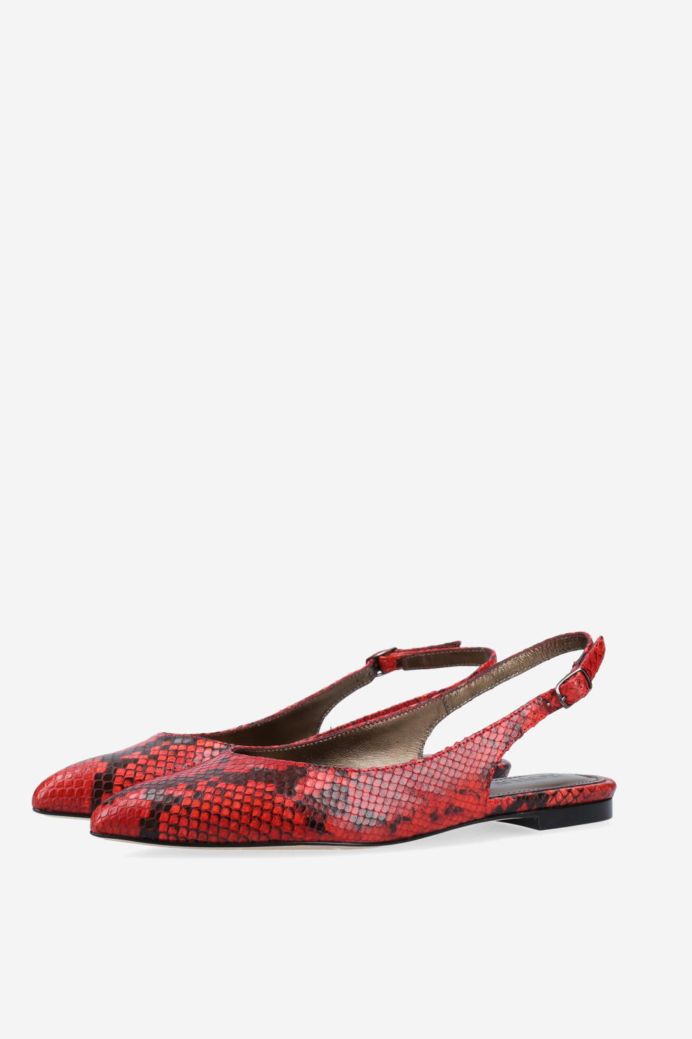 July leather slingbacks