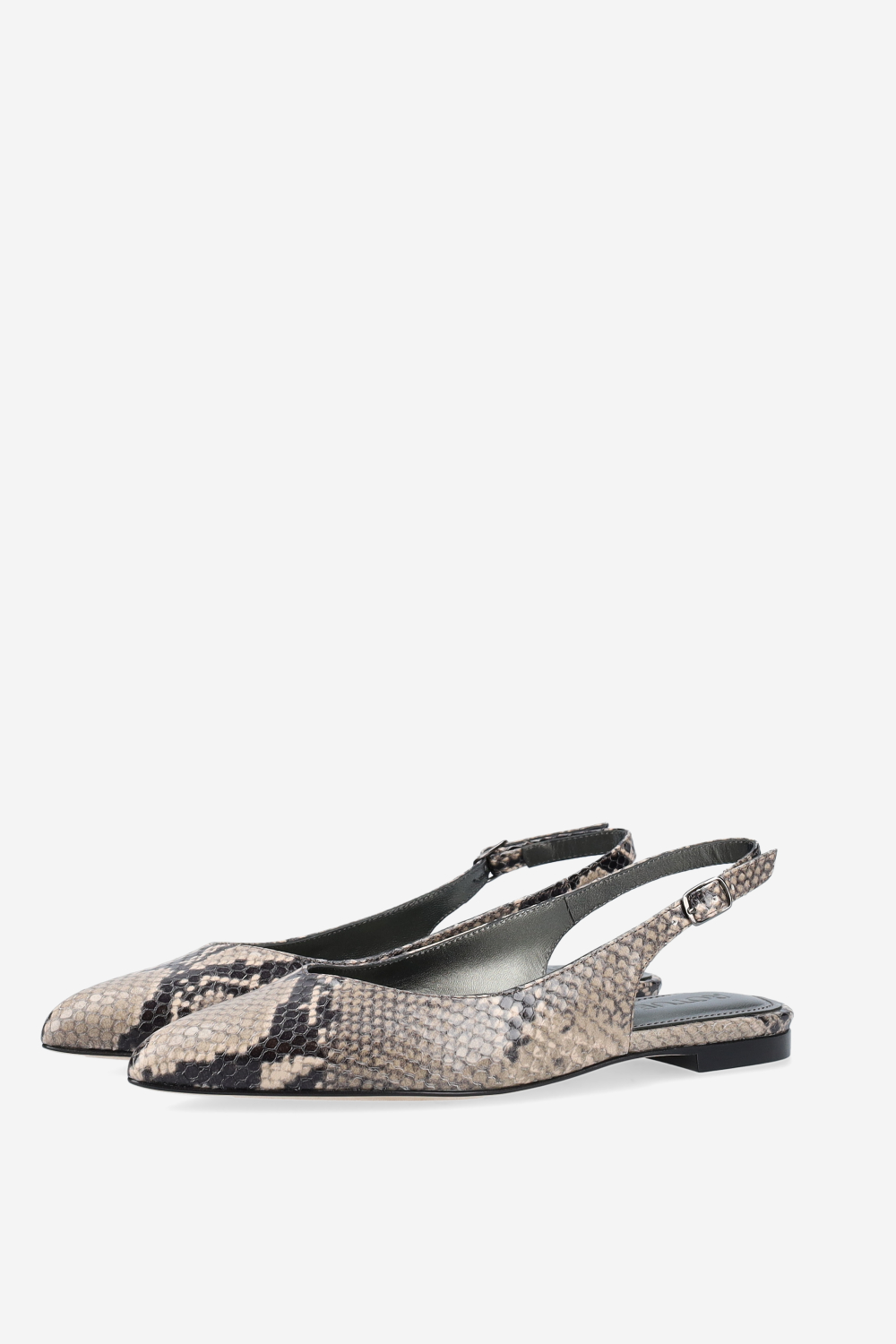 July leather slingbacks