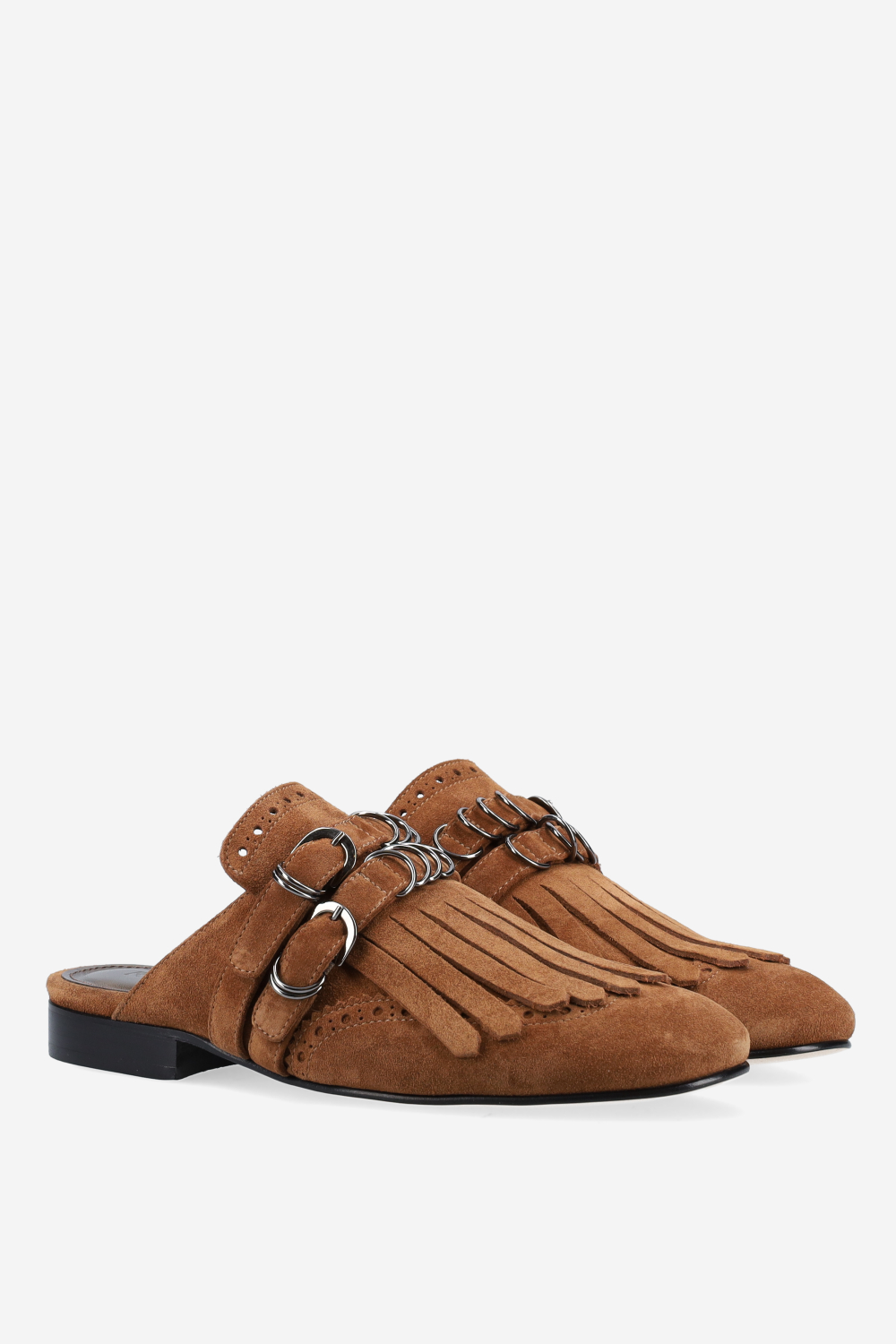 Chivers suede mules
