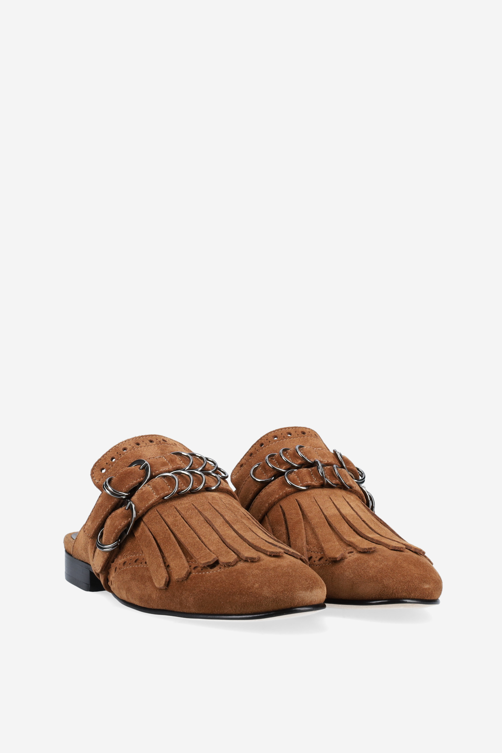 Chivers suede mules