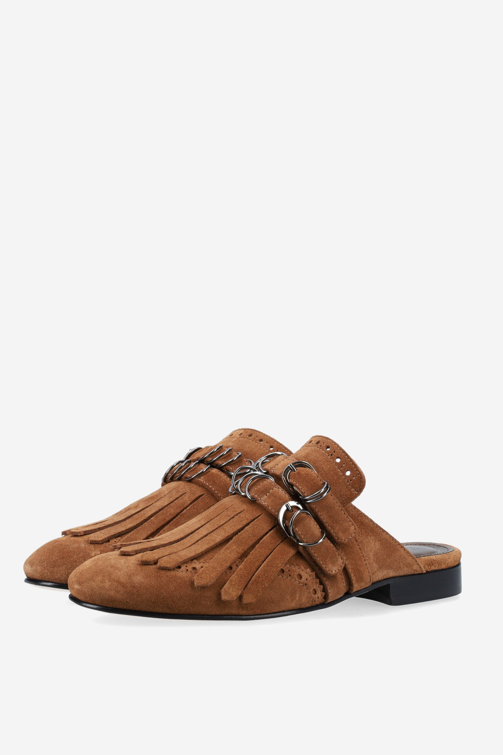 Chivers suede mules