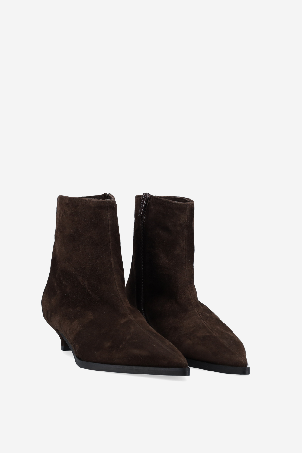 Suede ankle boots