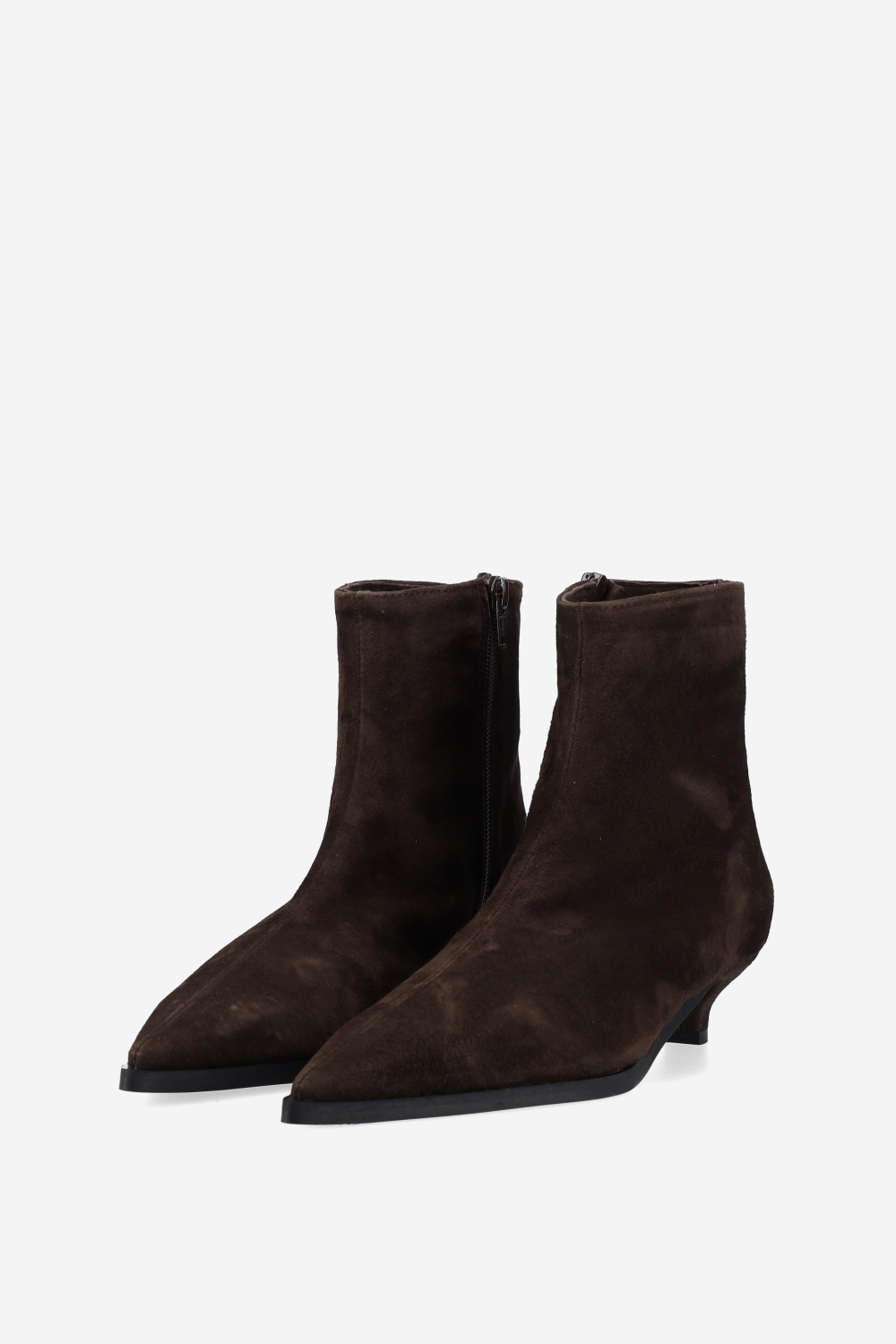Suede ankle boots