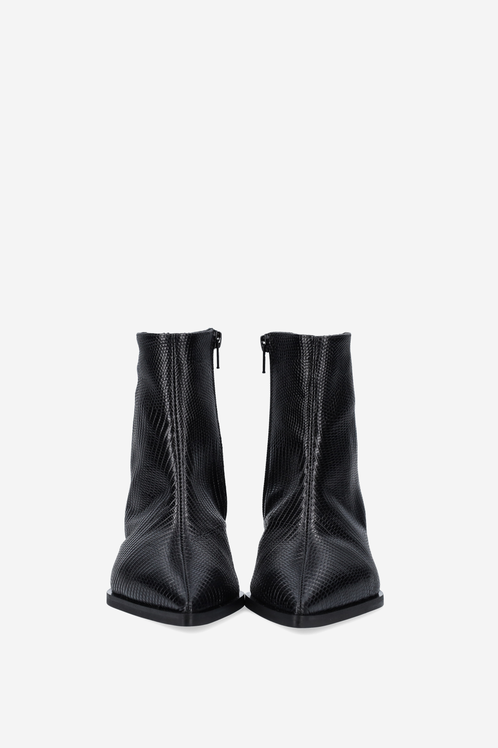Leather ankle boots