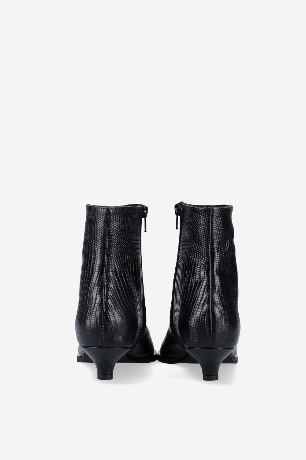 Leather ankle boots