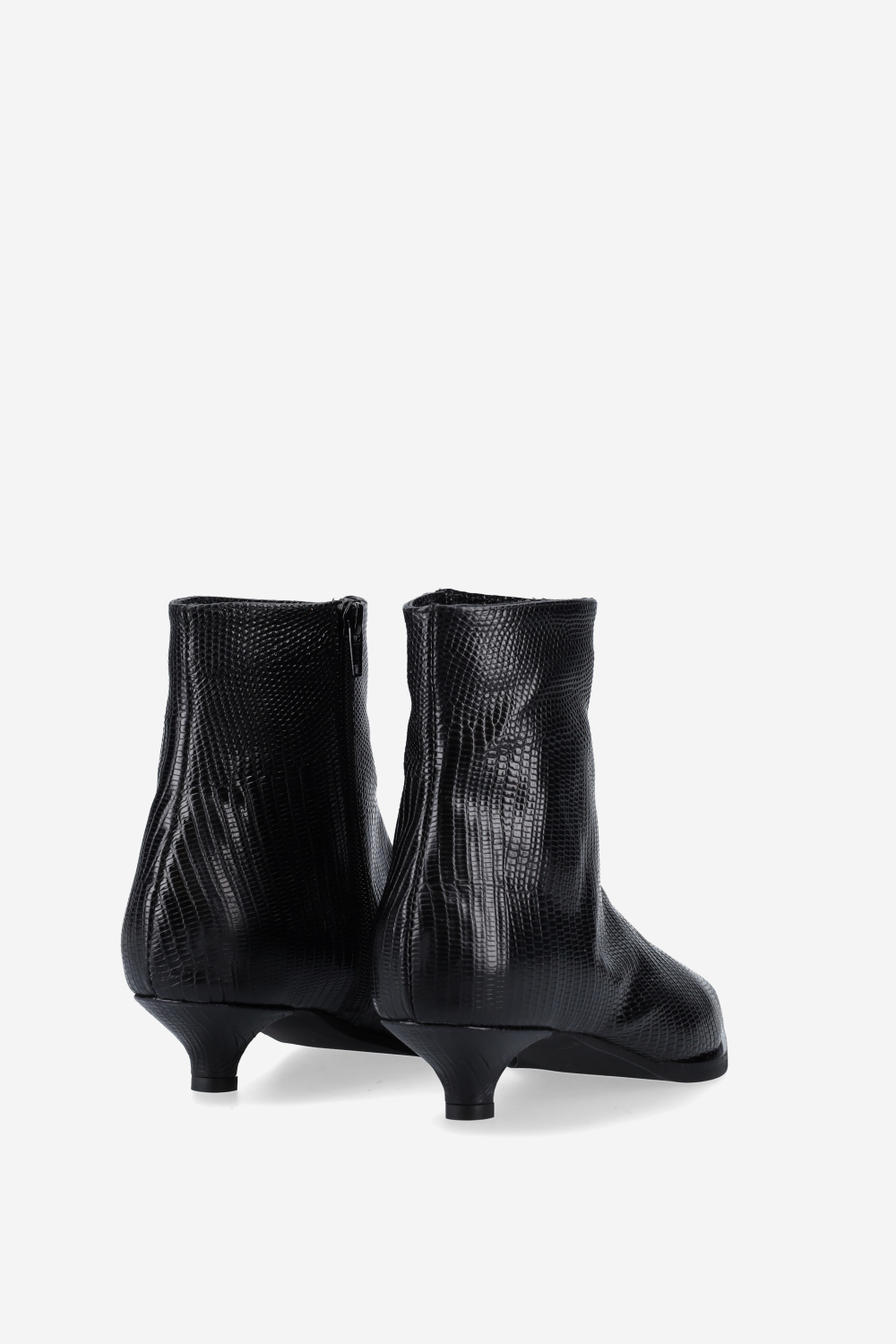 Leather ankle boots