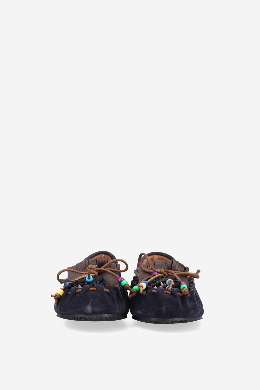 Fringes suede ballerinas