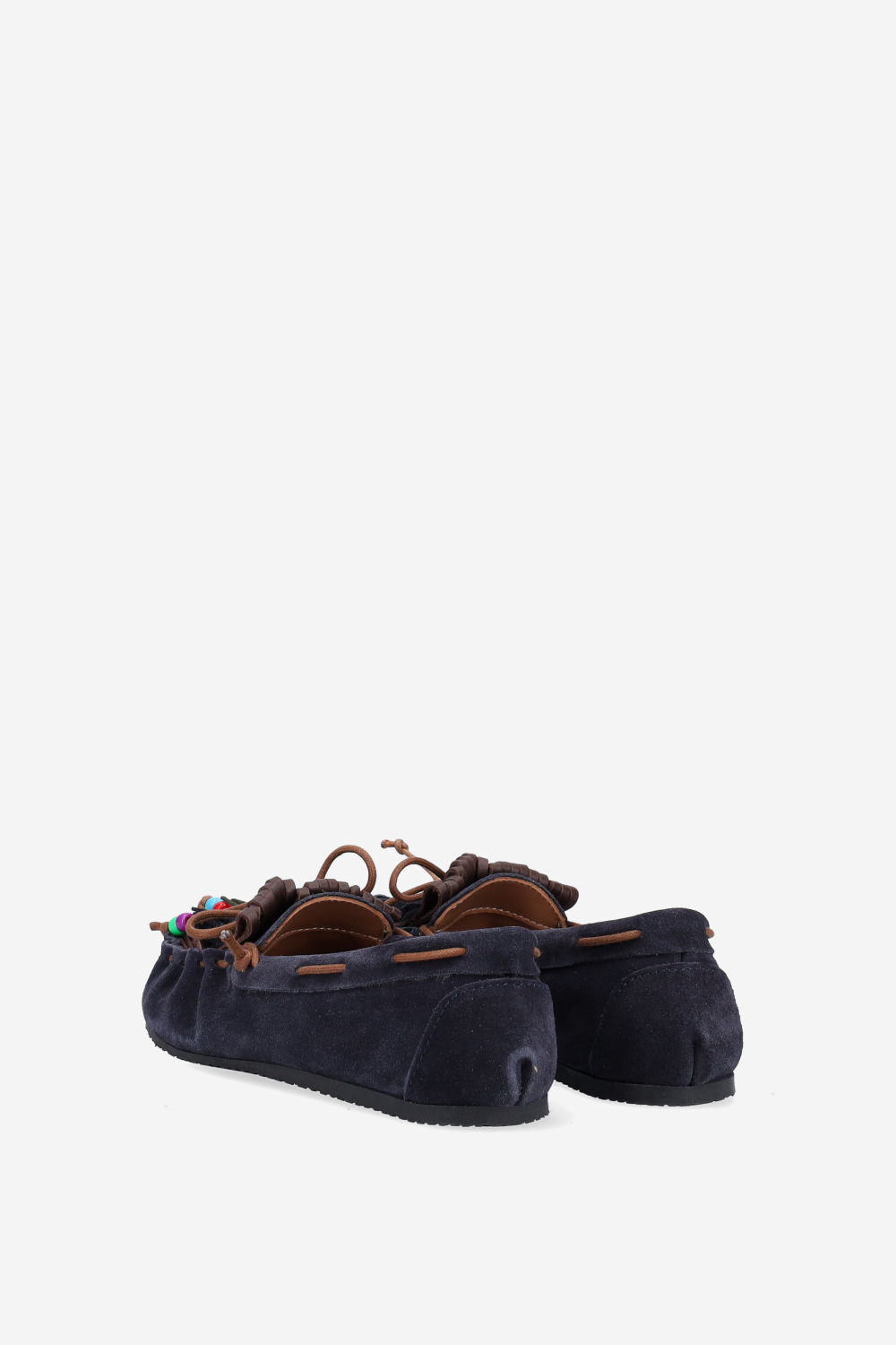 Fringes suede ballerinas