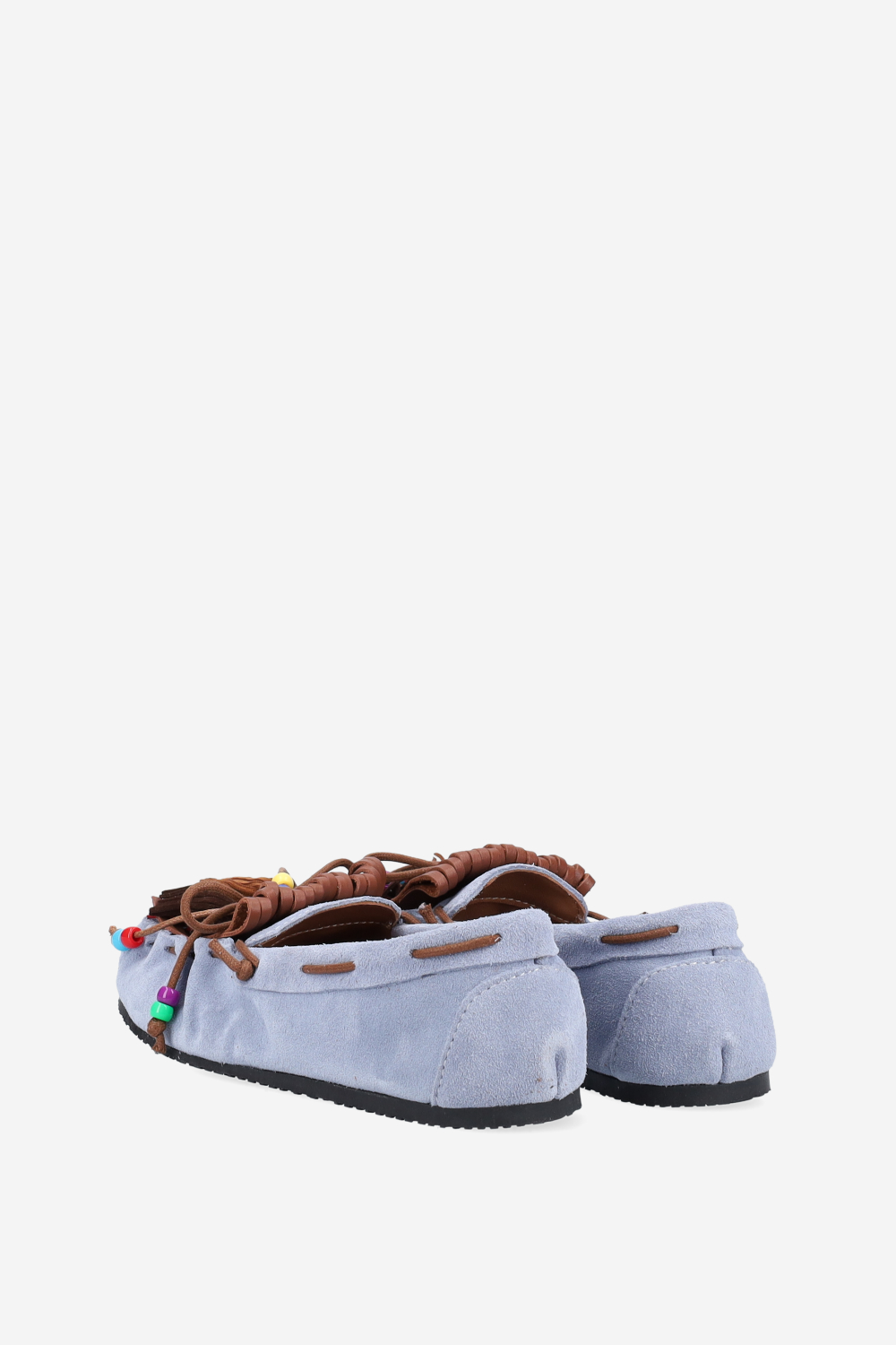Fringes suede ballerinas