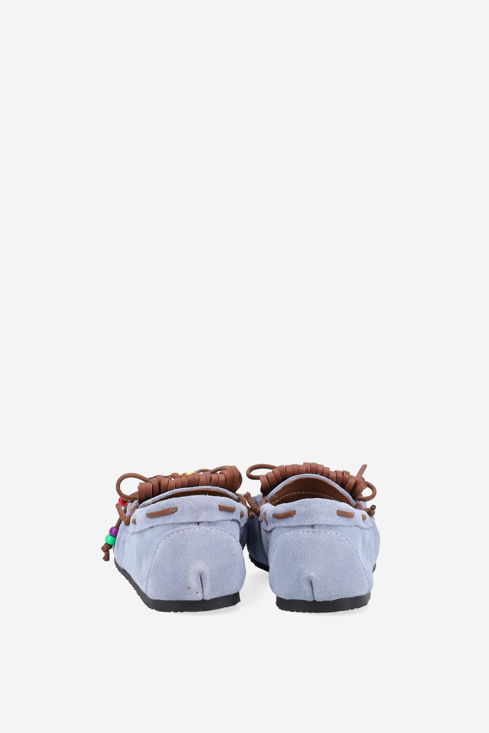 Fringes suede ballerinas