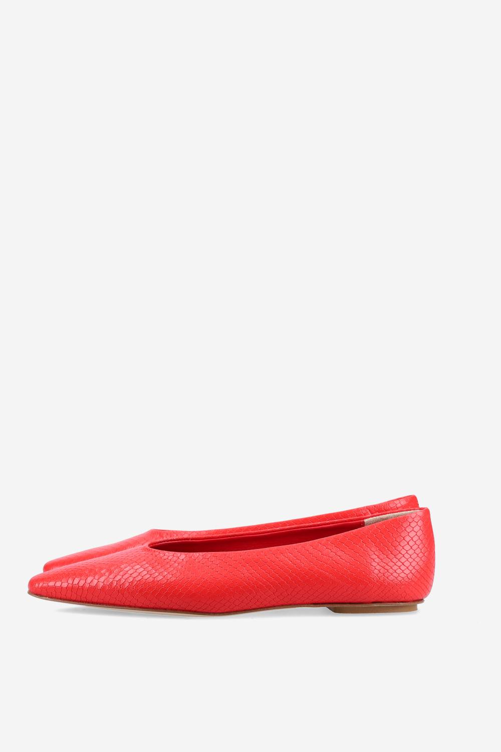 Bilbao pitone leather ballerinas