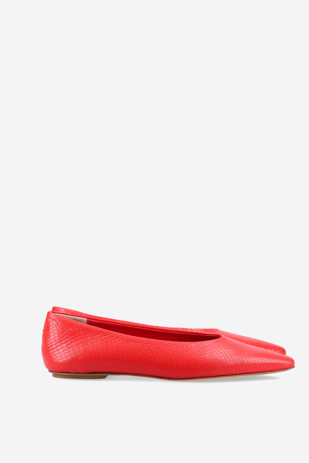 Bilbao pitone leather ballerinas