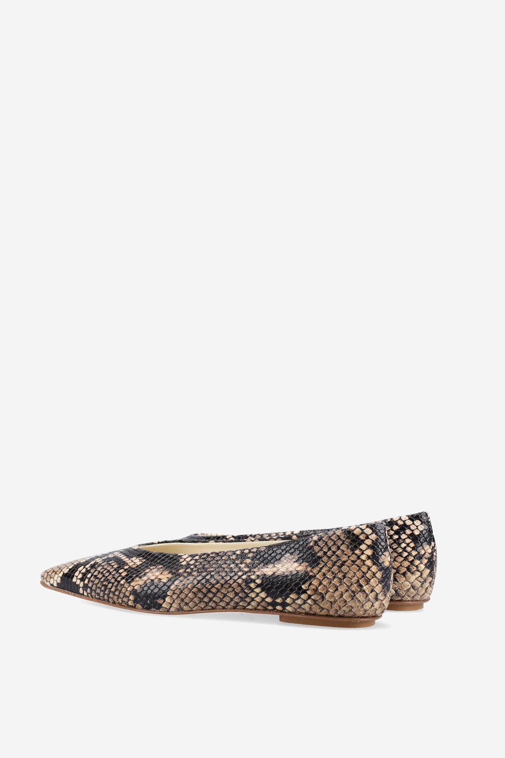 Bilbao pitone leather ballerinas