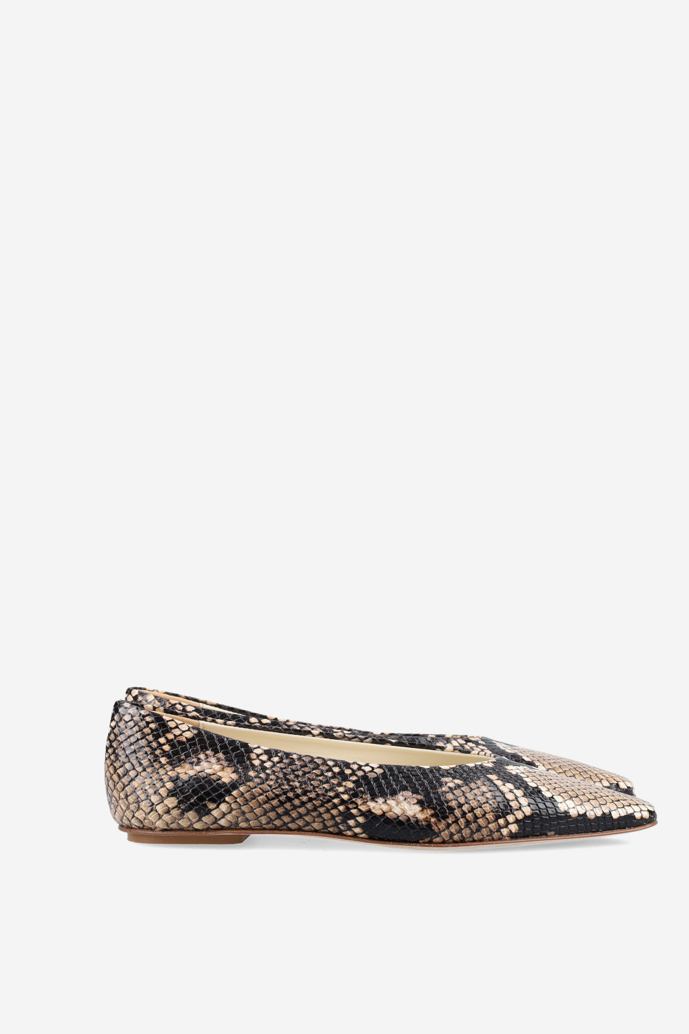 Bilbao pitone leather ballerinas