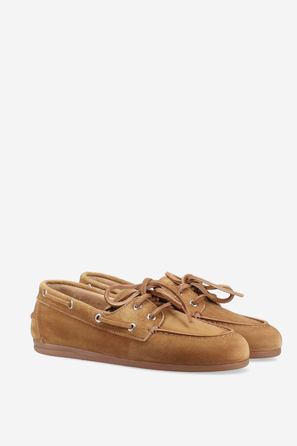 Boat brushed suede loafers