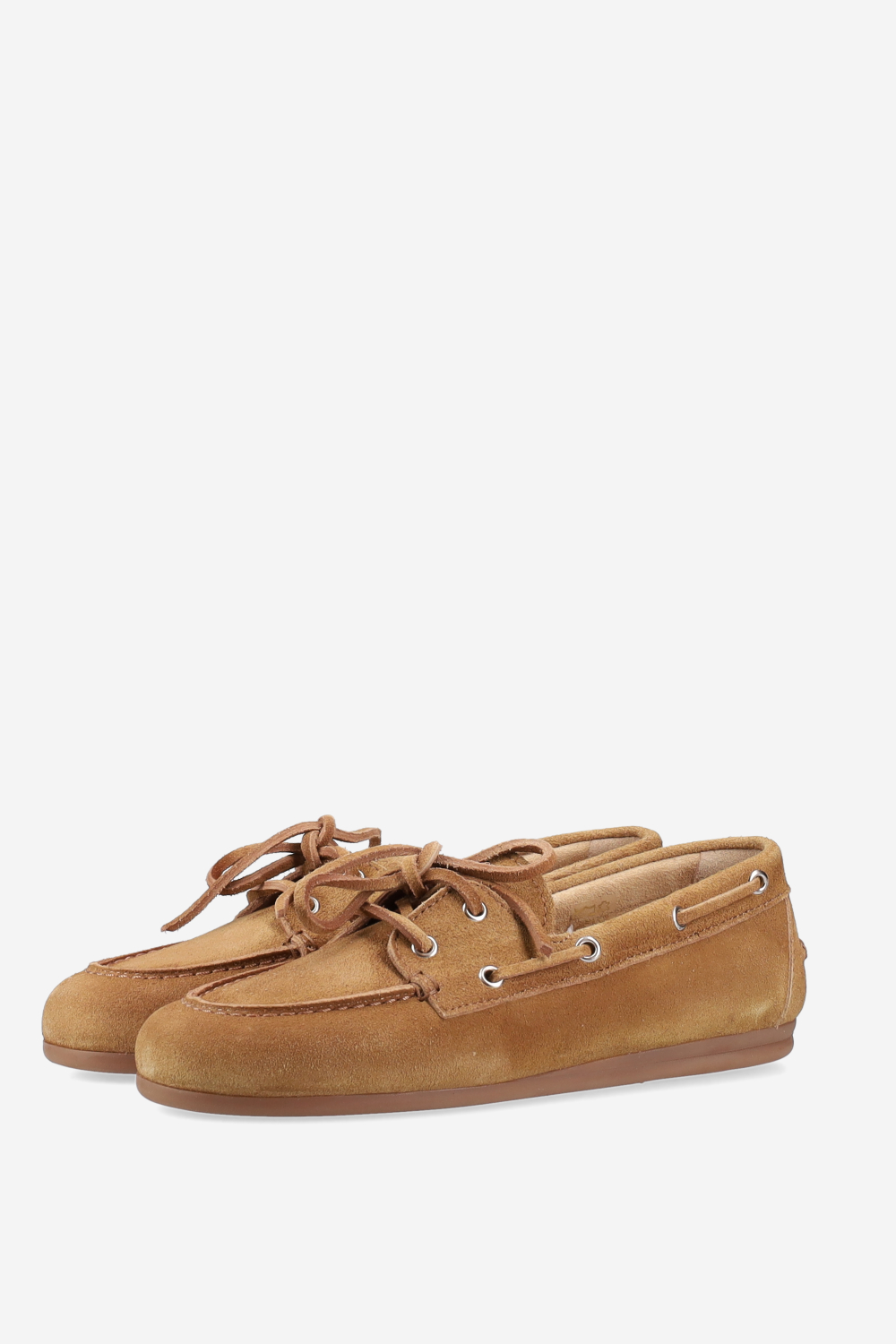 Boat brushed suede loafers
