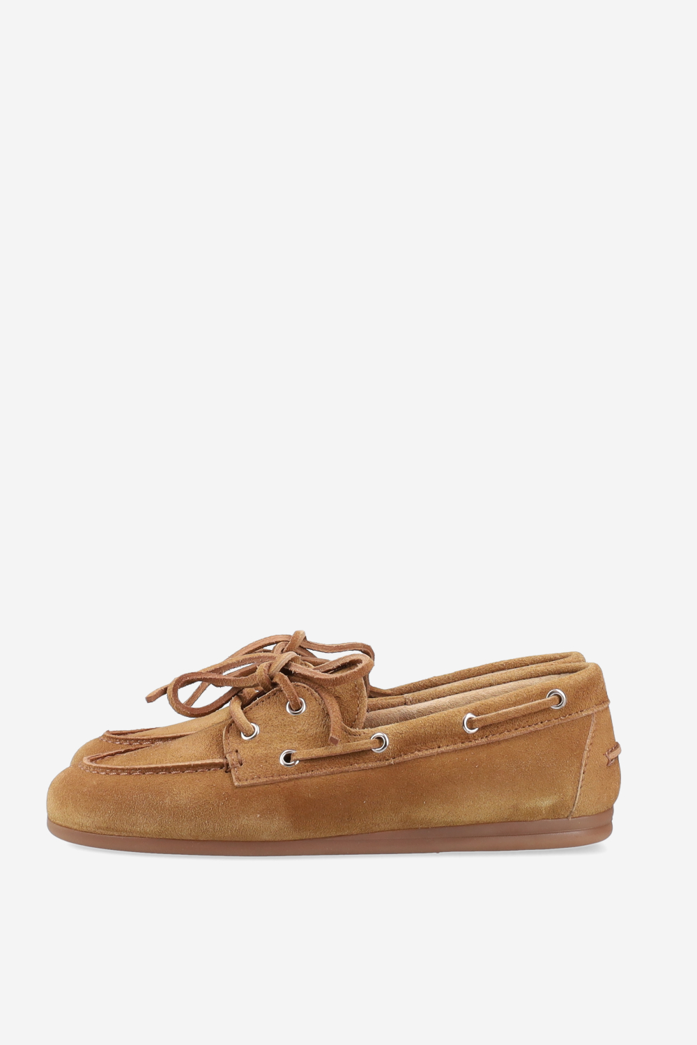 Boat brushed suede loafers