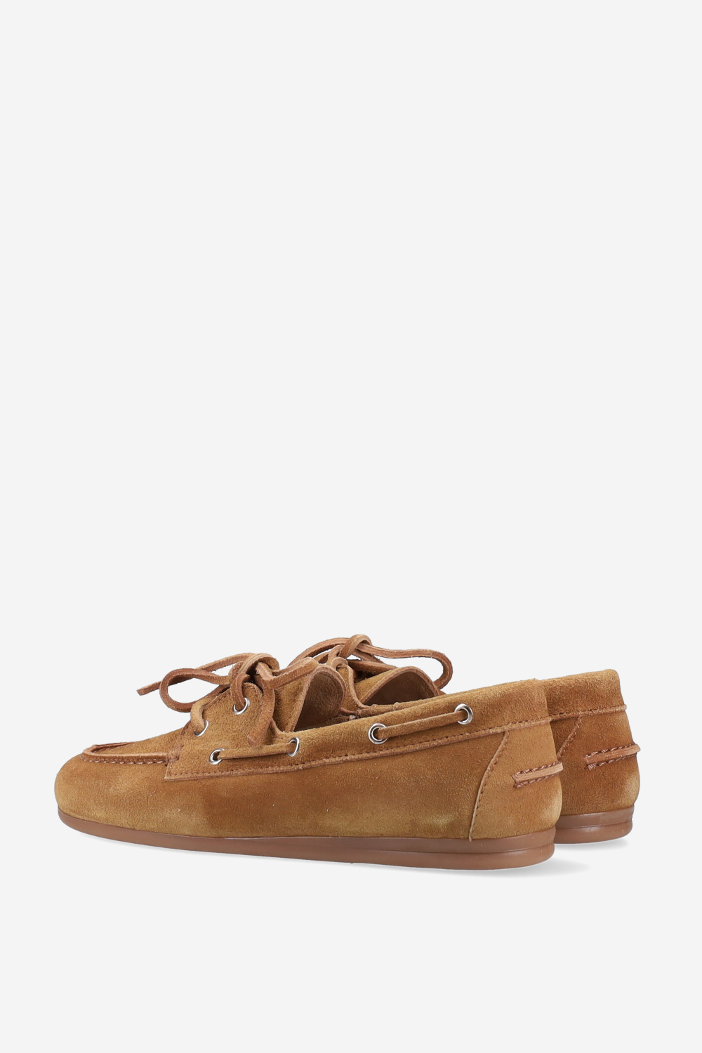Boat brushed suede loafers