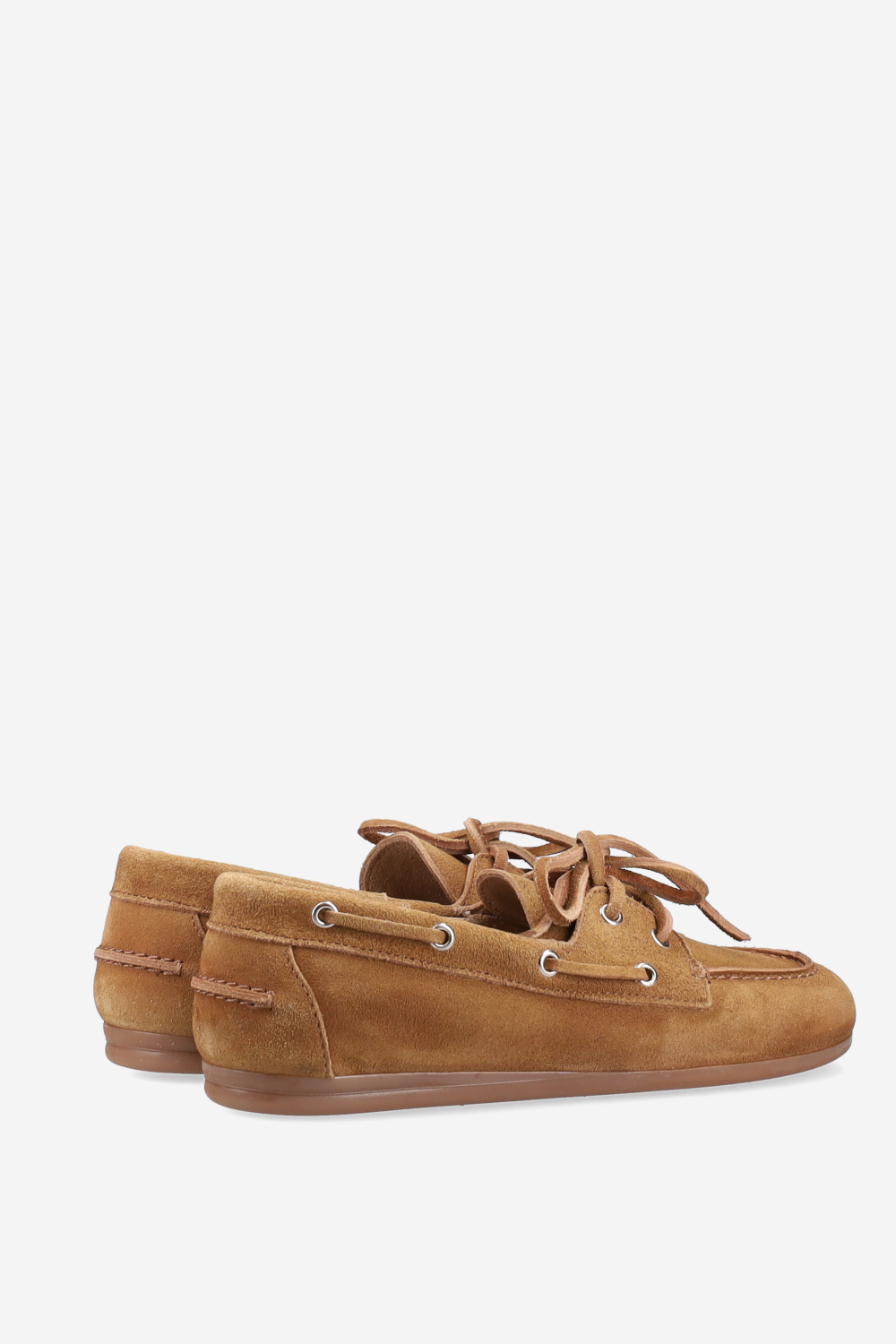 Boat brushed suede loafers