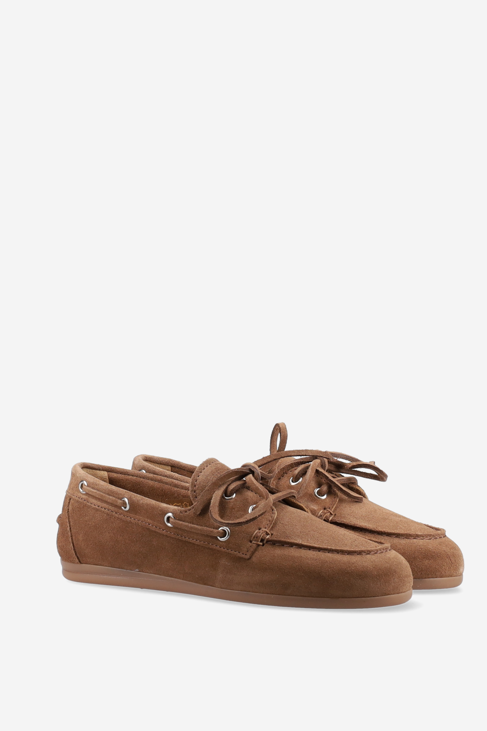 Boat brushed suede loafers
