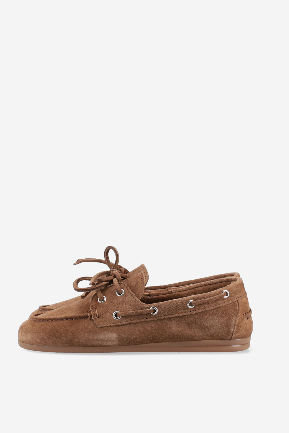 Boat brushed suede loafers