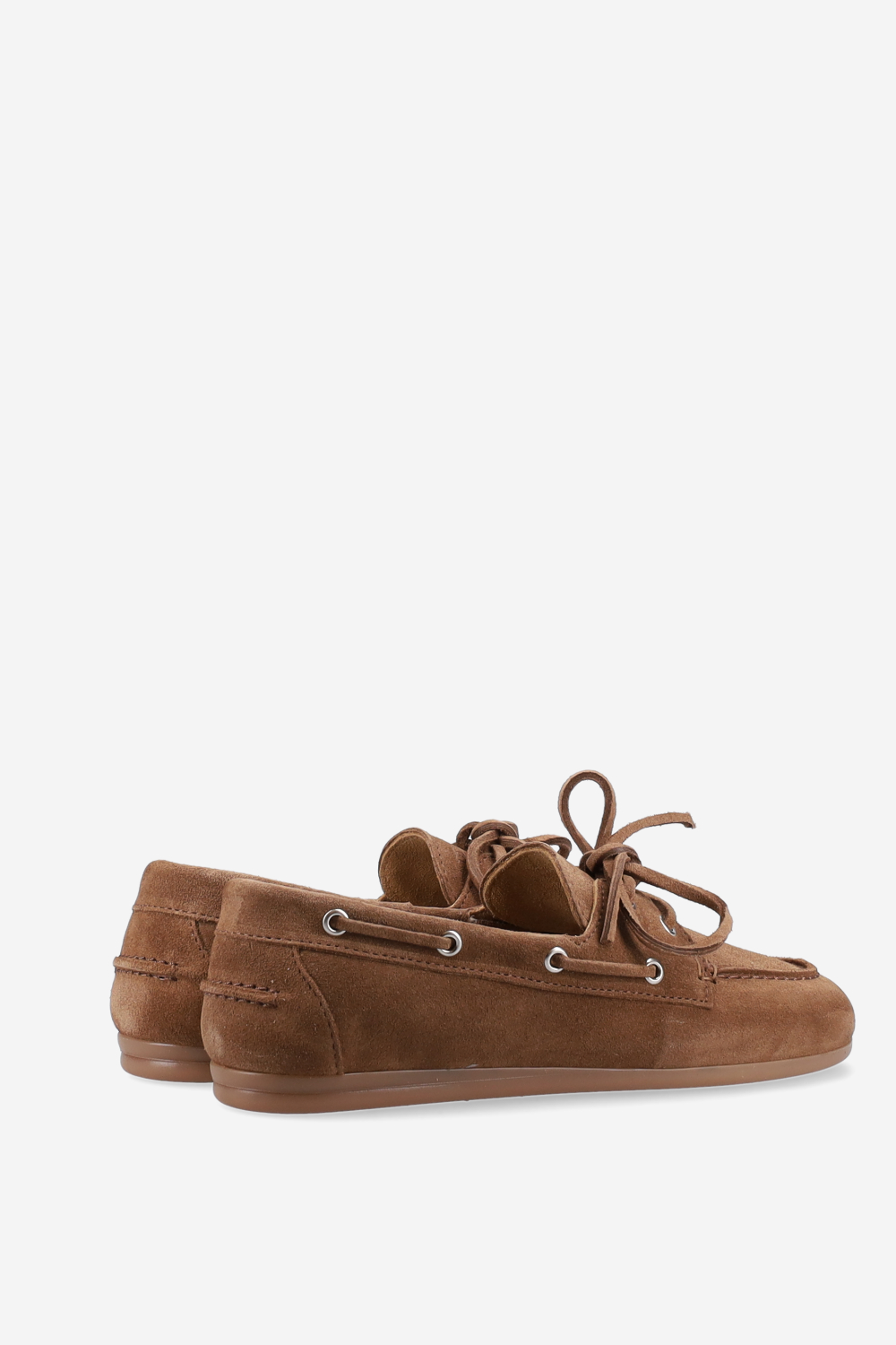 Boat brushed suede loafers