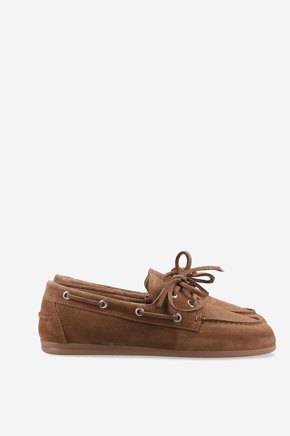 Boat brushed suede loafers