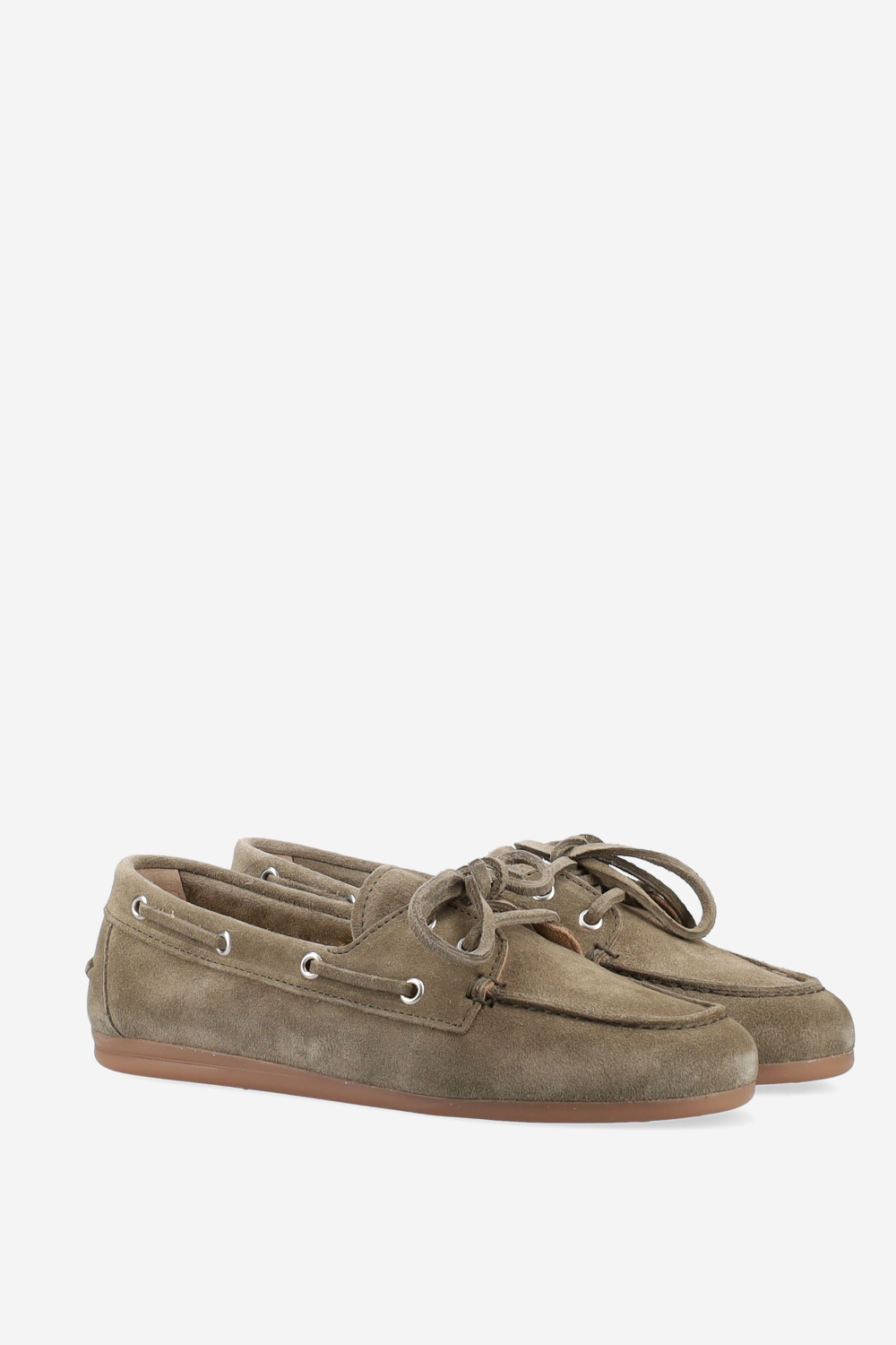 Boat brushed suede loafers