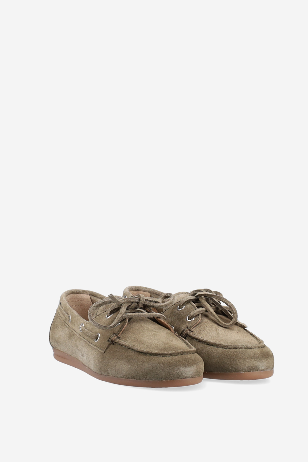 Boat brushed suede loafers