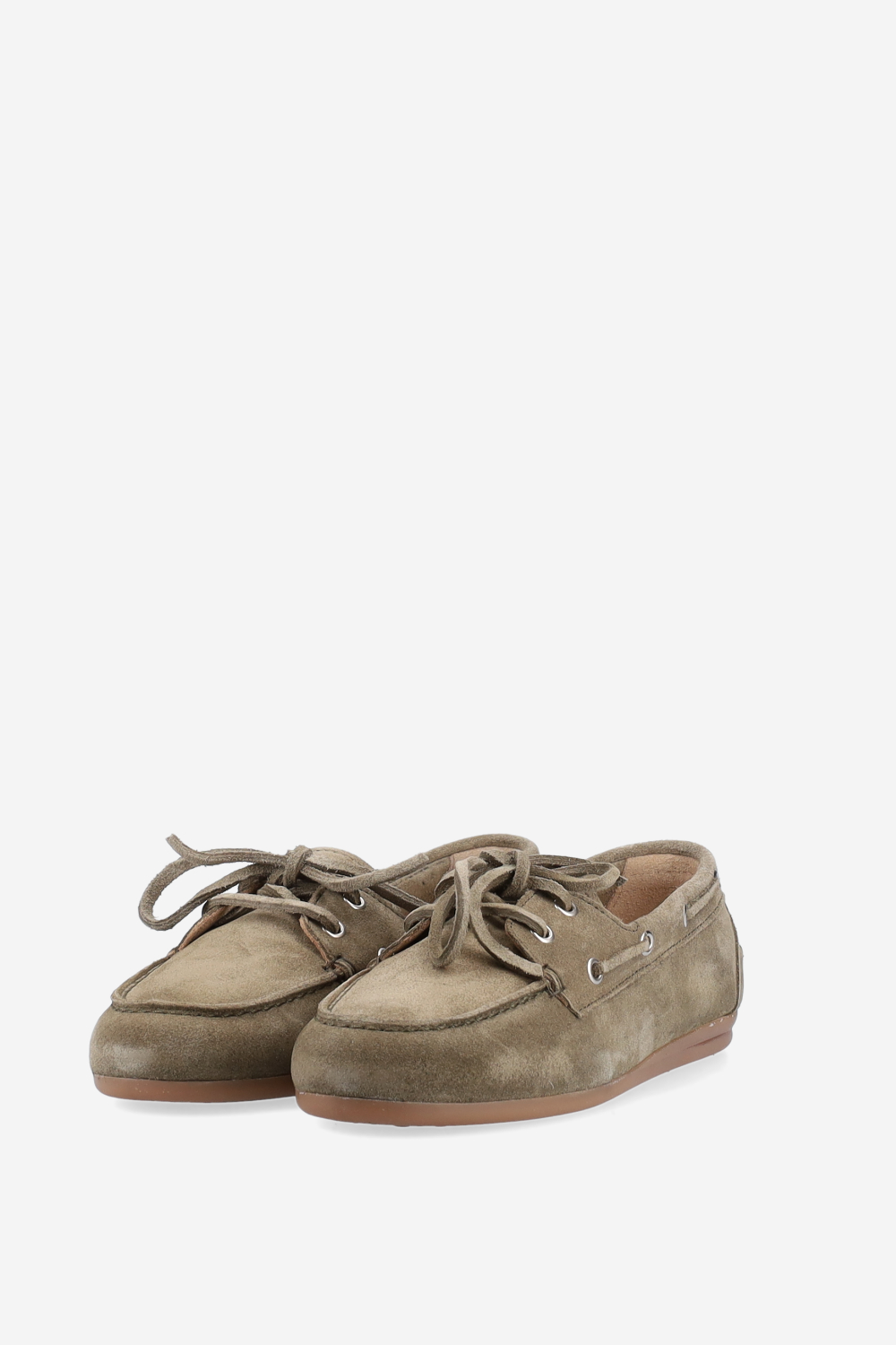 Boat brushed suede loafers